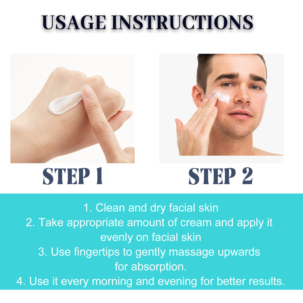 East Moon Men’s Face Cream – Anti-Wrinkle & Acne Scar Repair Moisturizer