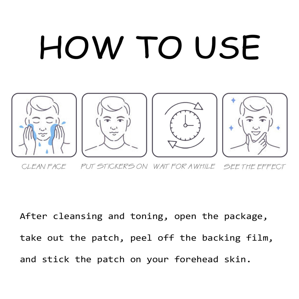 East Moon Men’s Anti-Wrinkle Forehead Patch – Smooth & Firm Skin