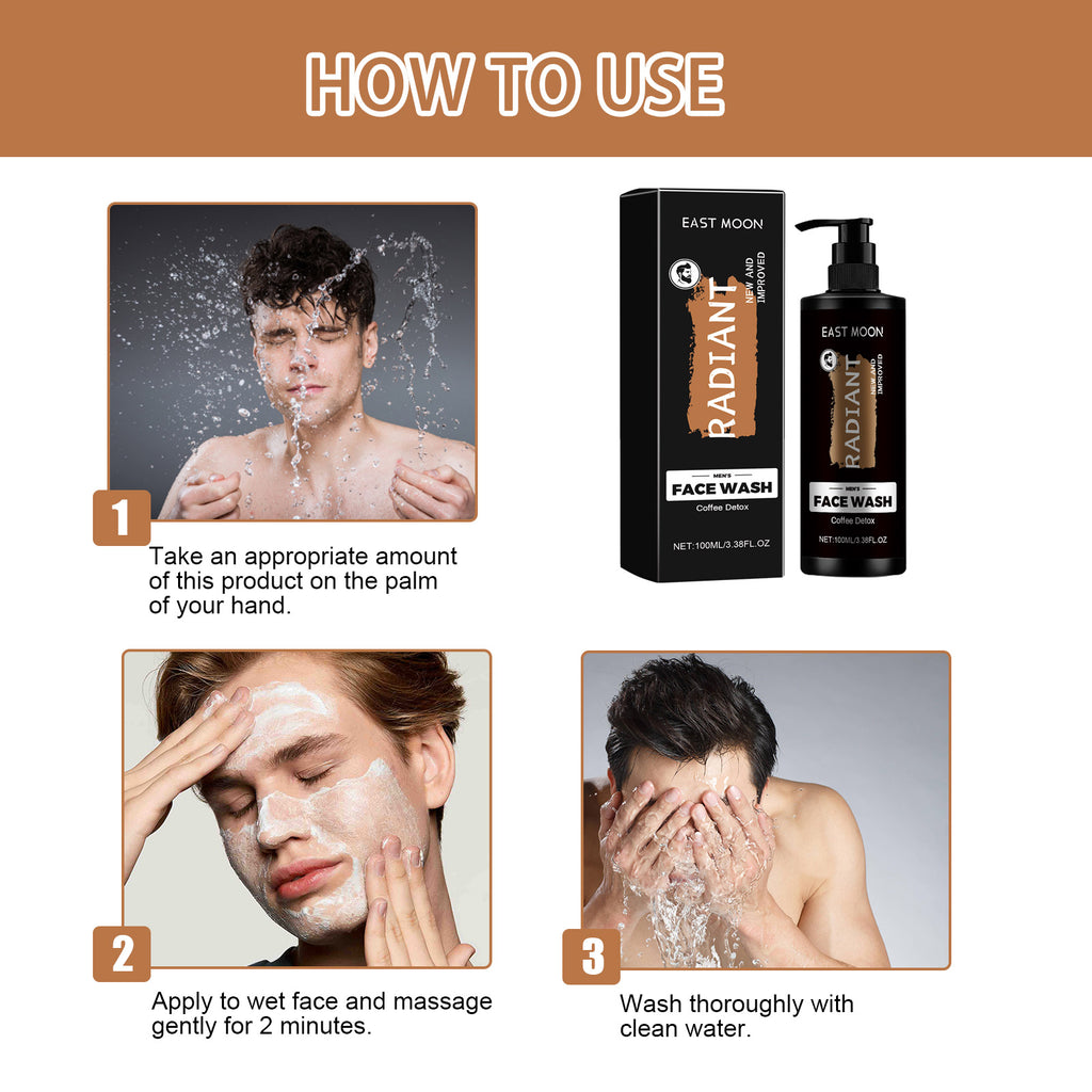 East Moon Men’s Facial Cleanser – Deep Cleansing & Oil Control Wash