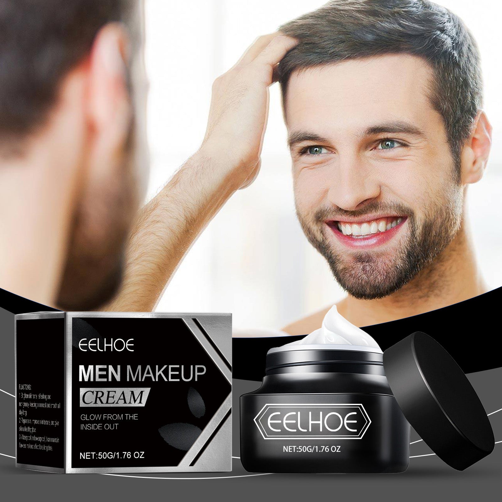 EELHOE Men’s BB Cream – Natural Look & Hydrating Coverage