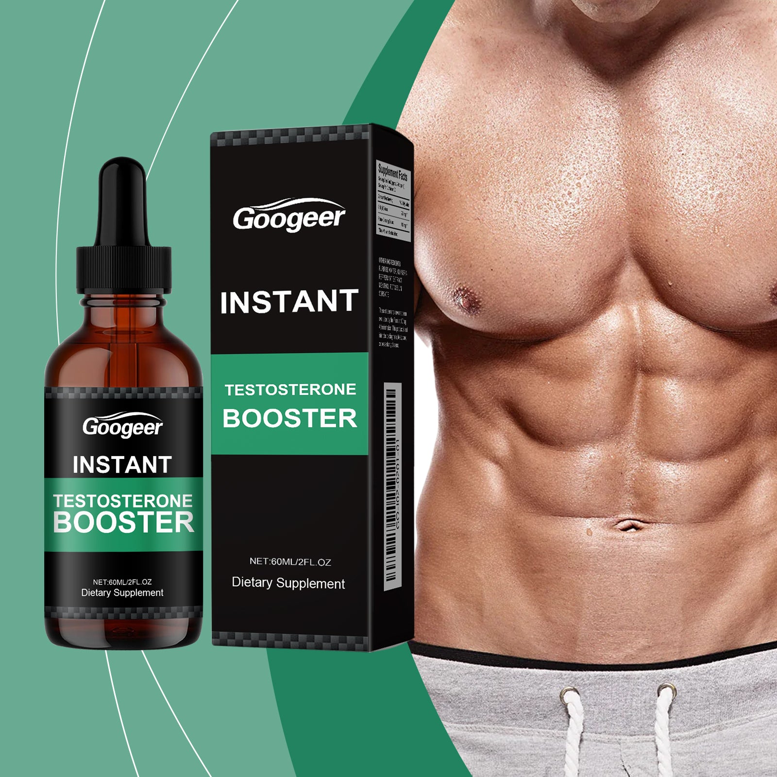 Googeer Men’s Testosterone Support Drops