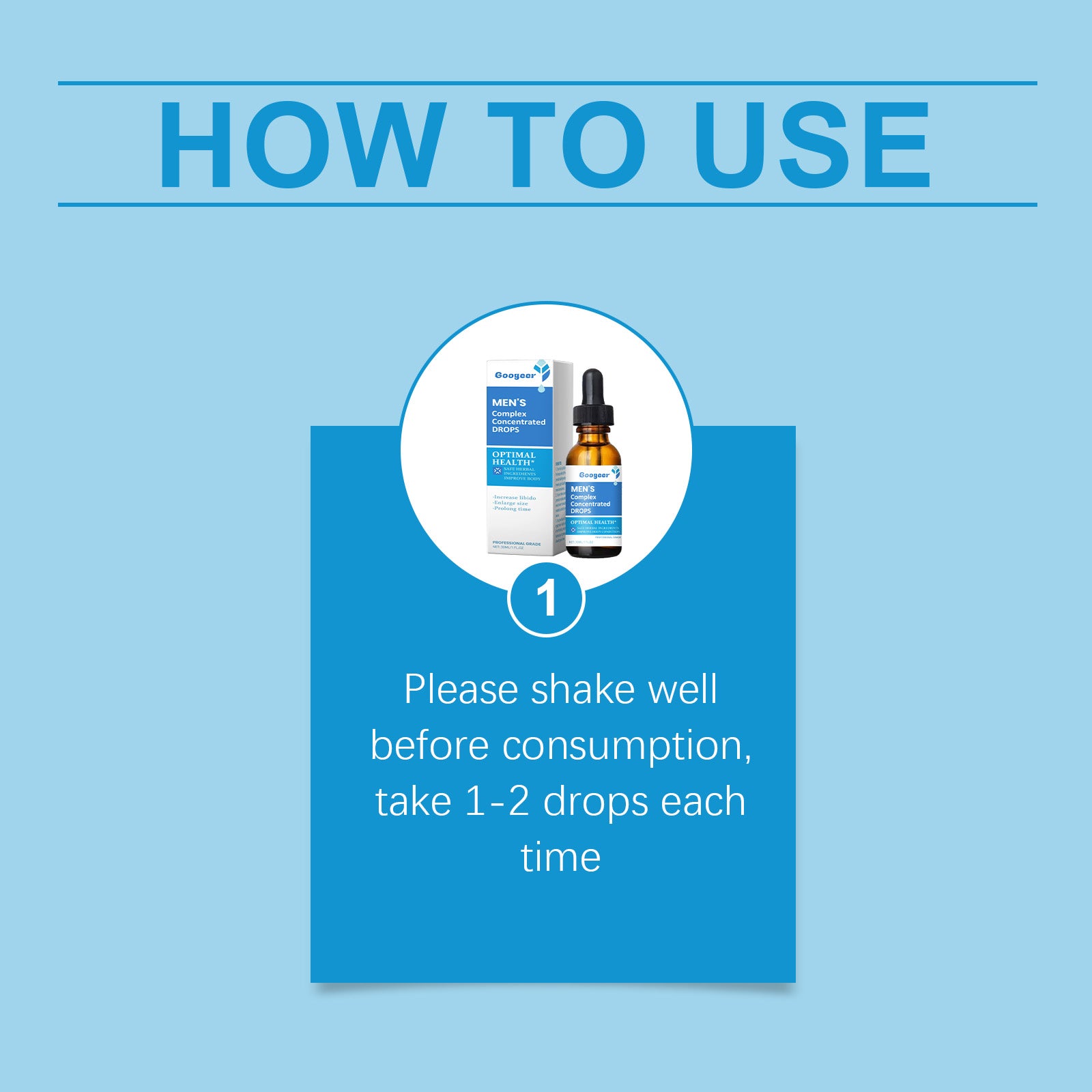 Googeer Men’s Body Care Concentrated Drops