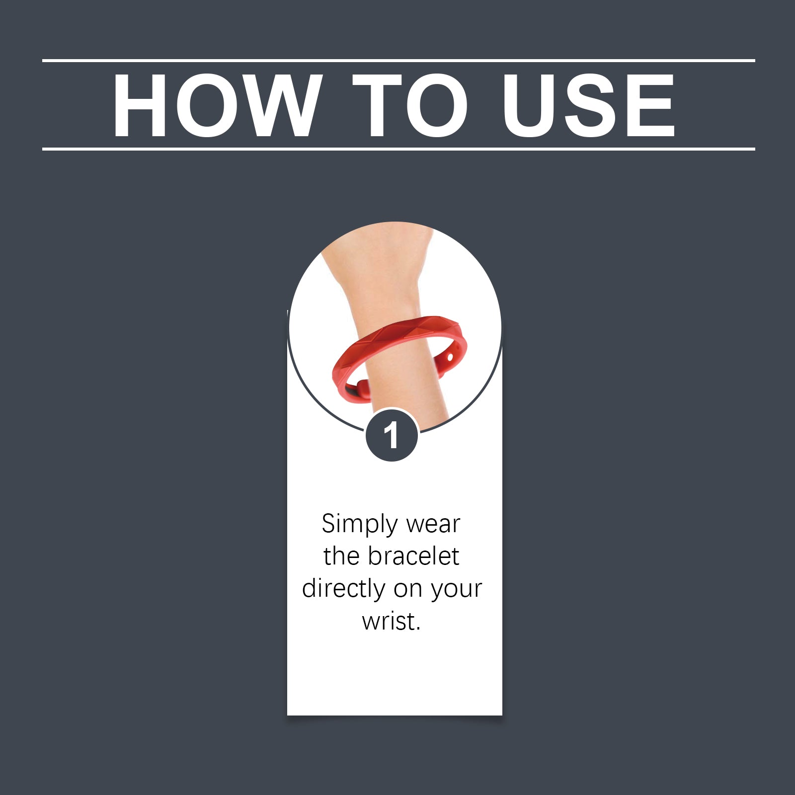 Houkea Men’s Body Care Wristband