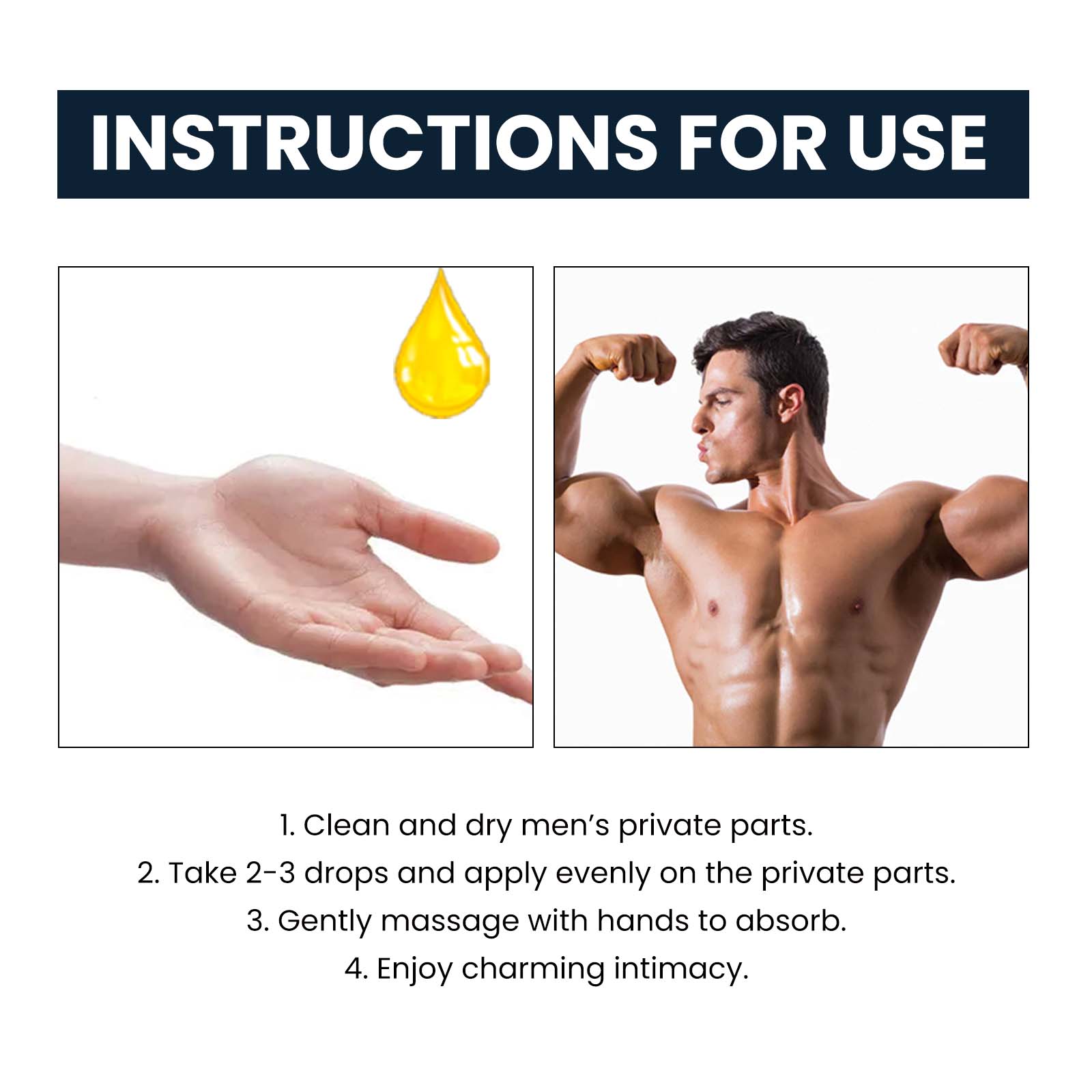 North Moon Men’s Body Massage Oil