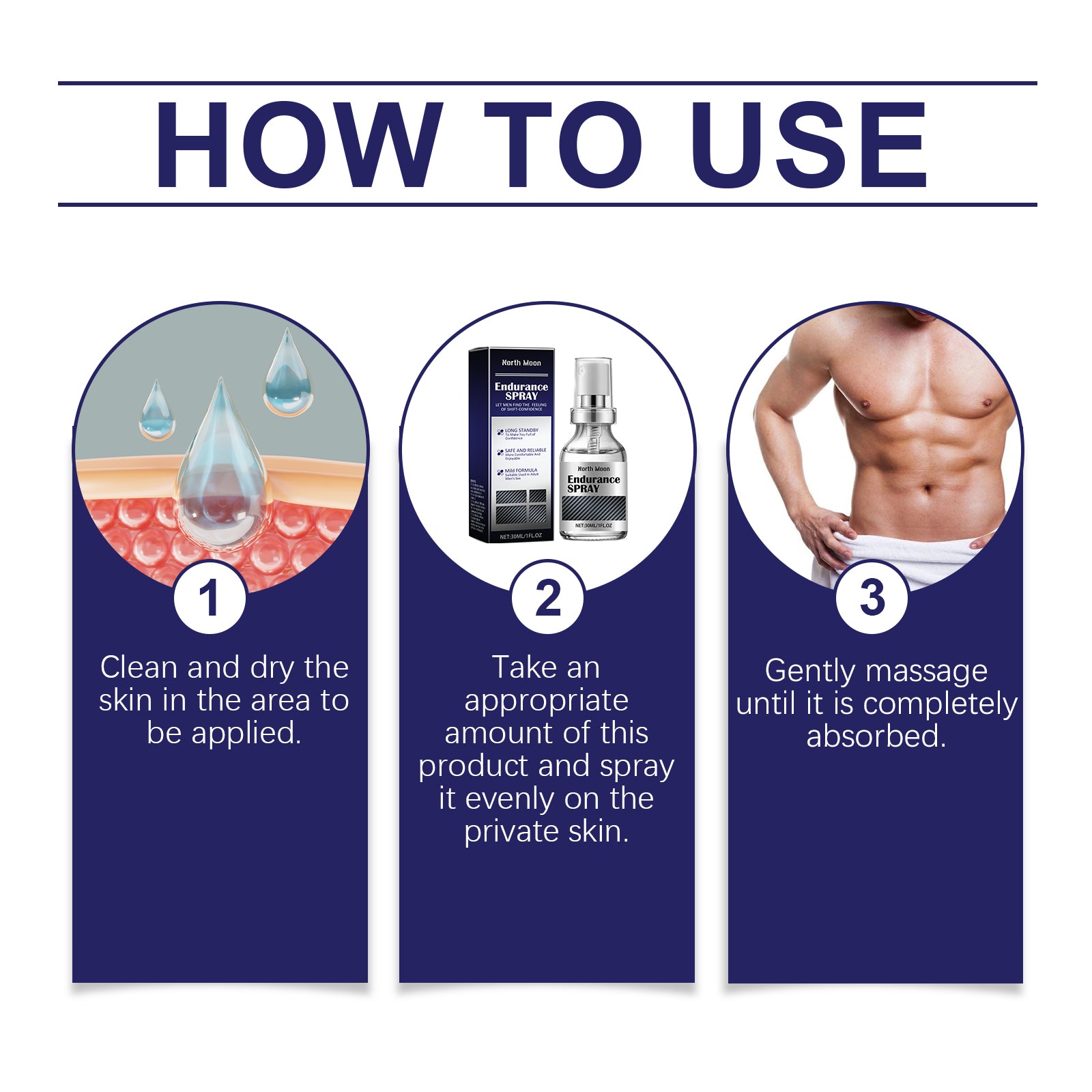 North Moon Men’s Care Spray – Hydrate, Nourish & Strengthen