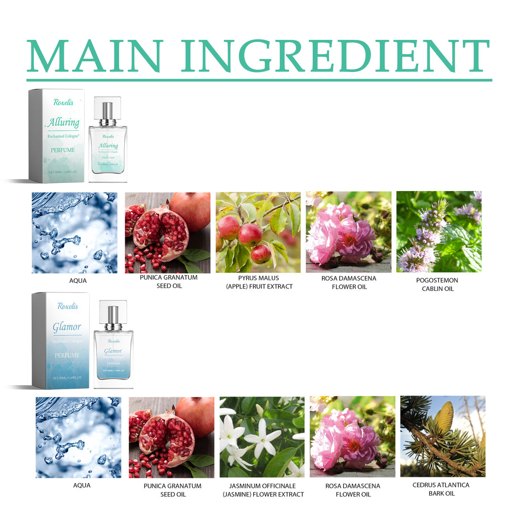 Roxelis cologne perfume, gentle and long-lasting behind the neck and ear, charming fragrance exudes unique charm, couple dating perfume