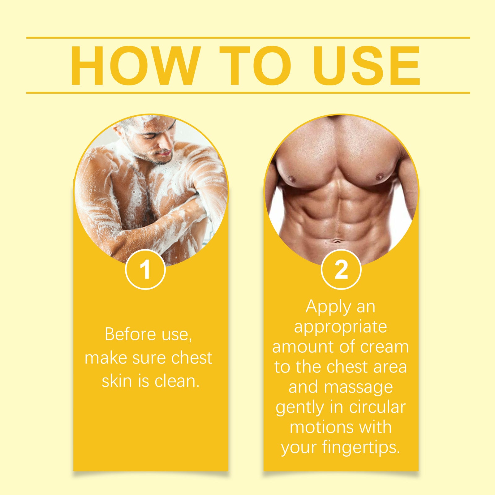 South Moon Bee Venom Chest Massage Cream | Firm & Tighten Male Chest | Daily Care for Skin Elasticity