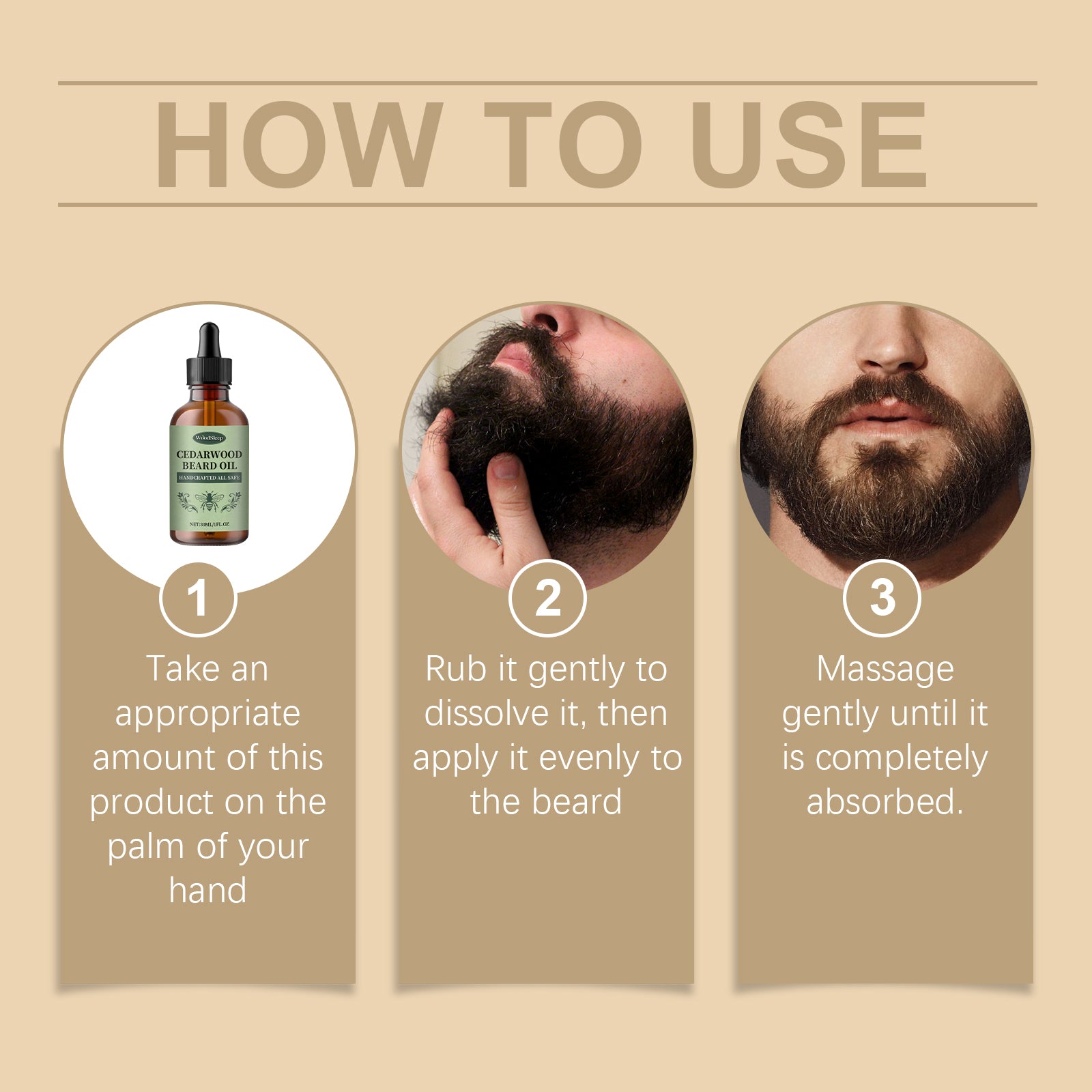 WoodSleep Men’s Beard Care Oil
