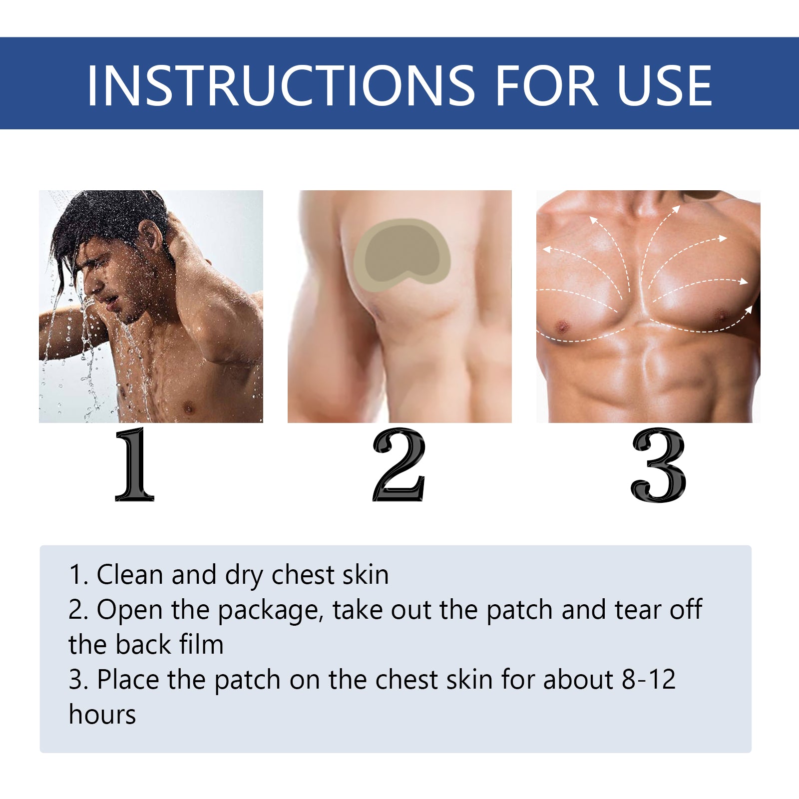 Ximonth Men’s Herbal Chest Patch