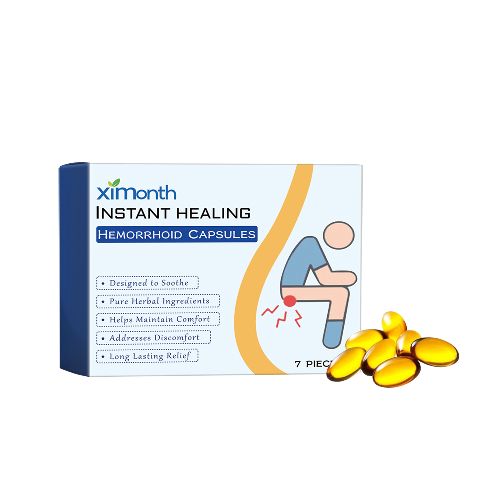 Ximonth Herbal Hemorrhoid Care Capsules