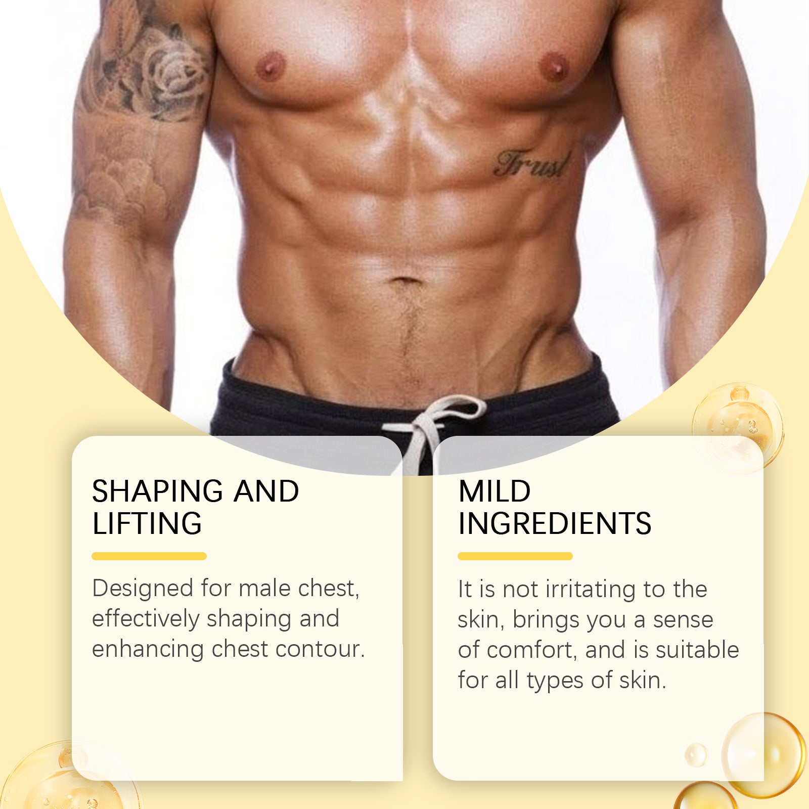 Ximonth Men’s Chest Sculpting Spray