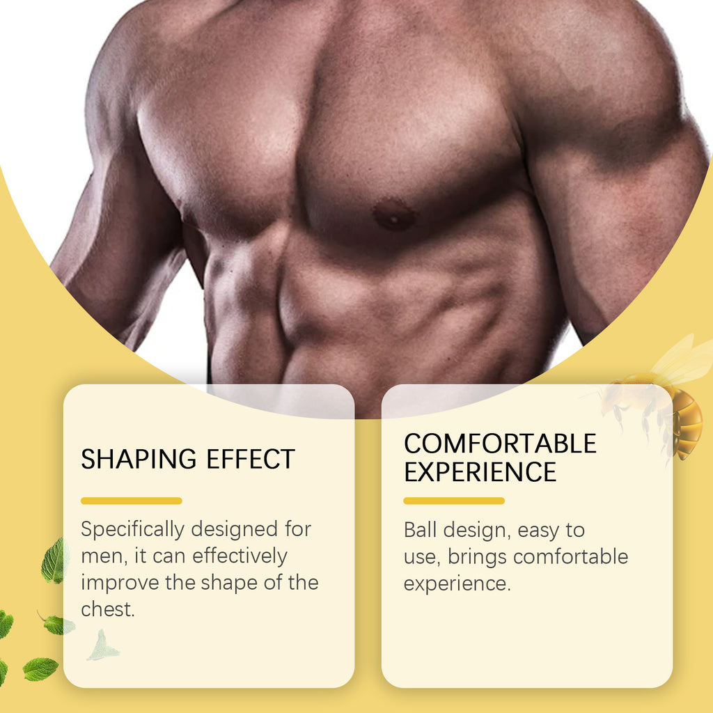 Ximonth Men’s Bee Venom Chest Oil – Firm & Sculpt Skin