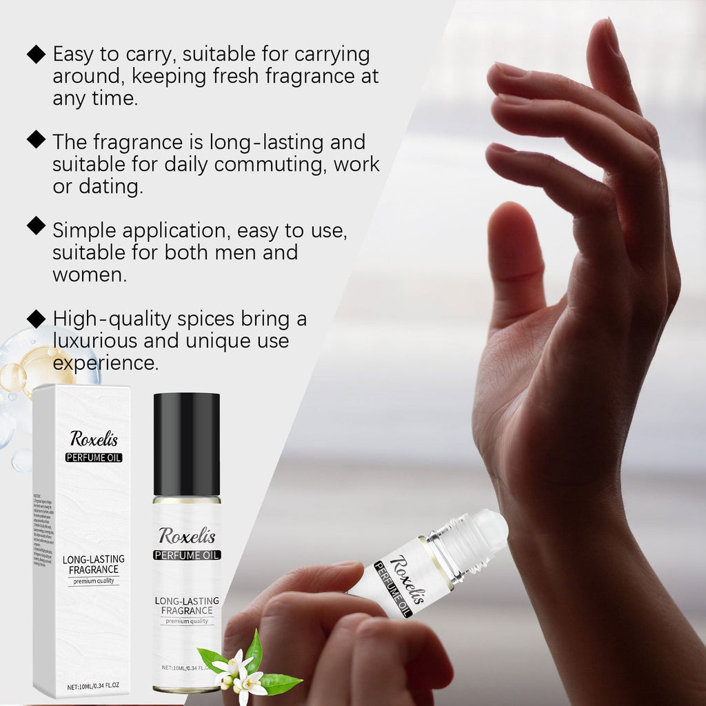 Roxelis Roll-On Cologne Natural Long-Lasting Light Fragrance Blue Sky Perfume Date Charm Atmosphere Cologne Men's Perfume