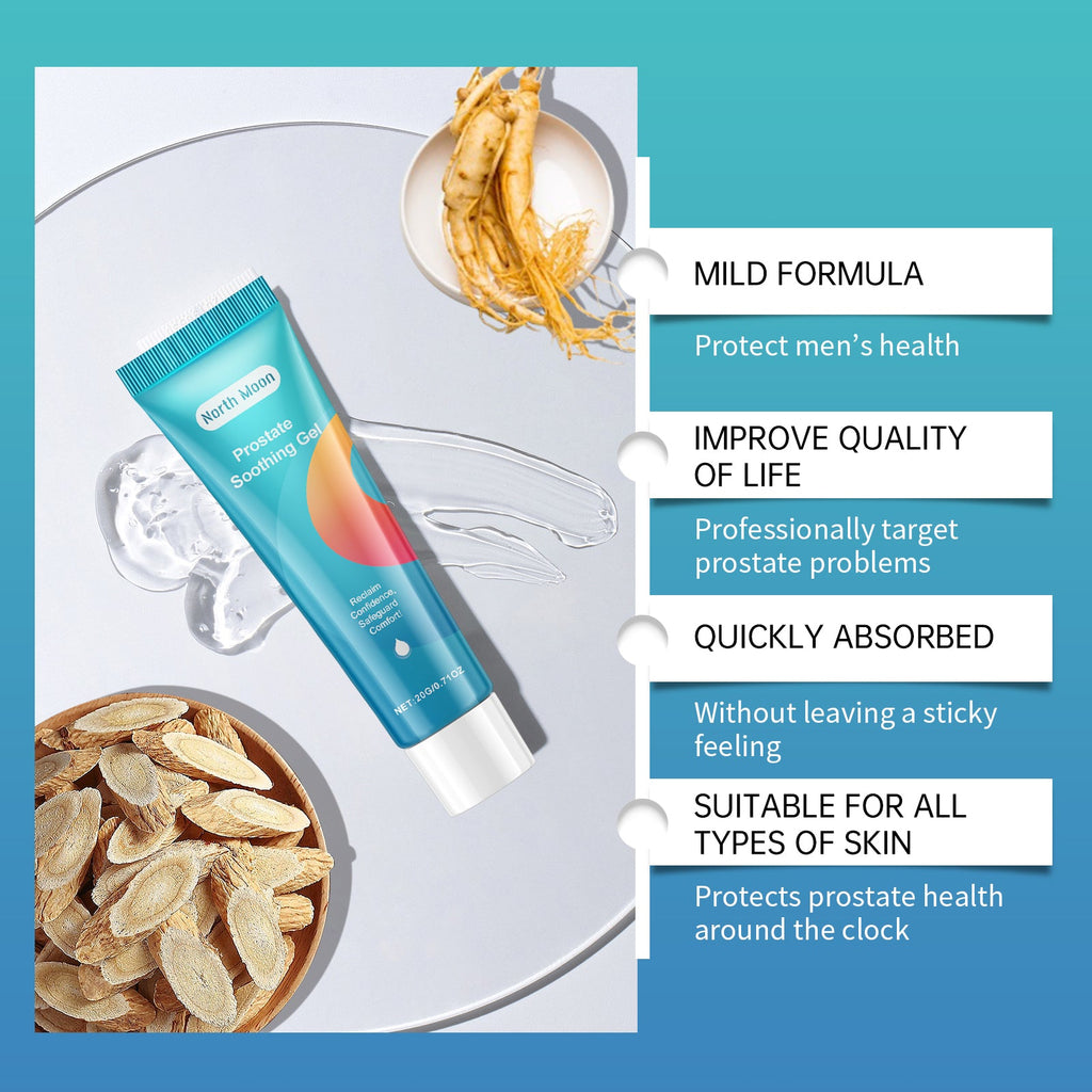 North Moon Men's Care Gel Mild ingredients moisturizing daily massage body care gel