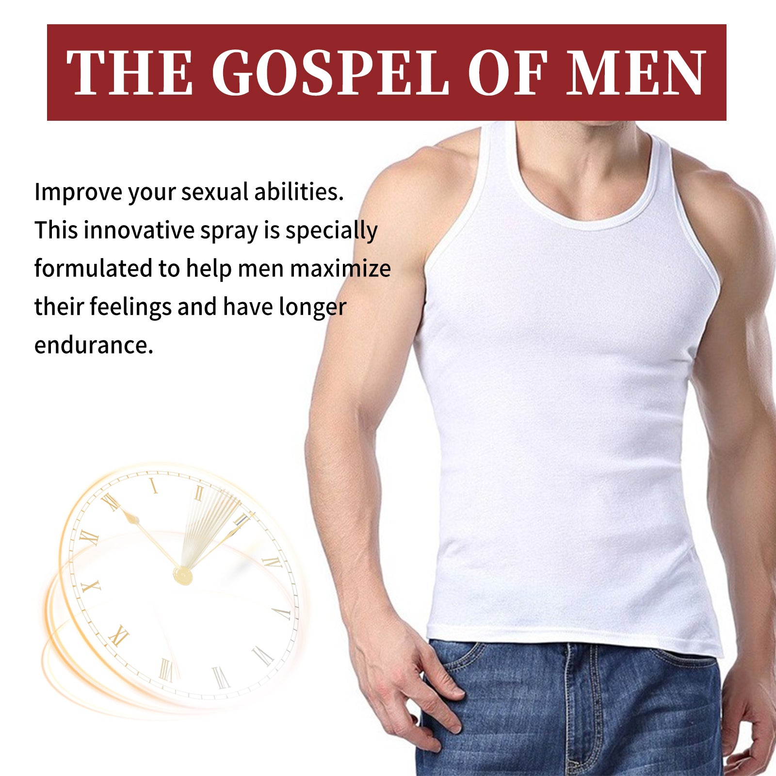 North Moon Men's Care Spray Men's Body Care Enhancing Endurance Moisturizing Care External Spray