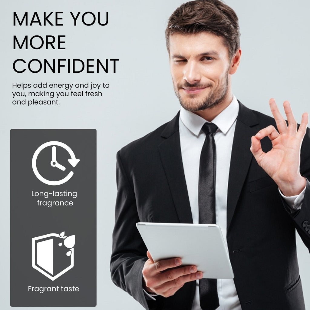 Roxelis Cologne Men's Perfume Gentle Non-irritating Long-lasting Fragrance Men's Charm Release Elegant Fresh Atmosphere Perfume