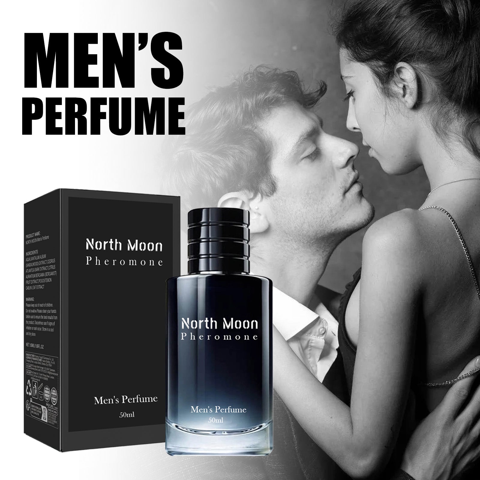 North Moon Men's Perfume Long-Lasting Light Perfume Fresh Niche Perfume Men's and Women's Emotional Atmosphere Date Perfume