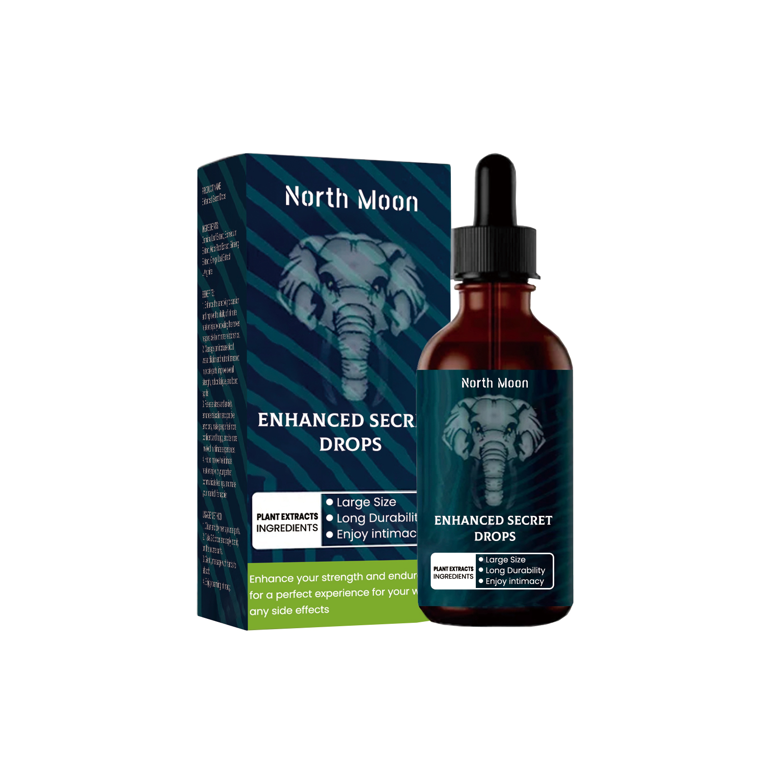 North Moon Men's Body Massage Essential Oil Men's Body Strengthening and Vitality Stimulating Body Care Essential Oil