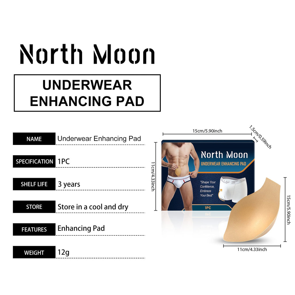 North Moon Men's Body Care Pad Men's Body Care Breathable Anti-Wear Comfortable Material Care Pad
