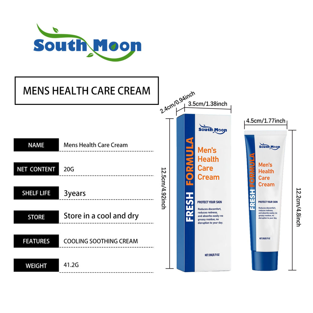 South Moon Men's Body Care Cream Gentle Nourishing Moisturizing Comfortable Body Care Daily Cream
