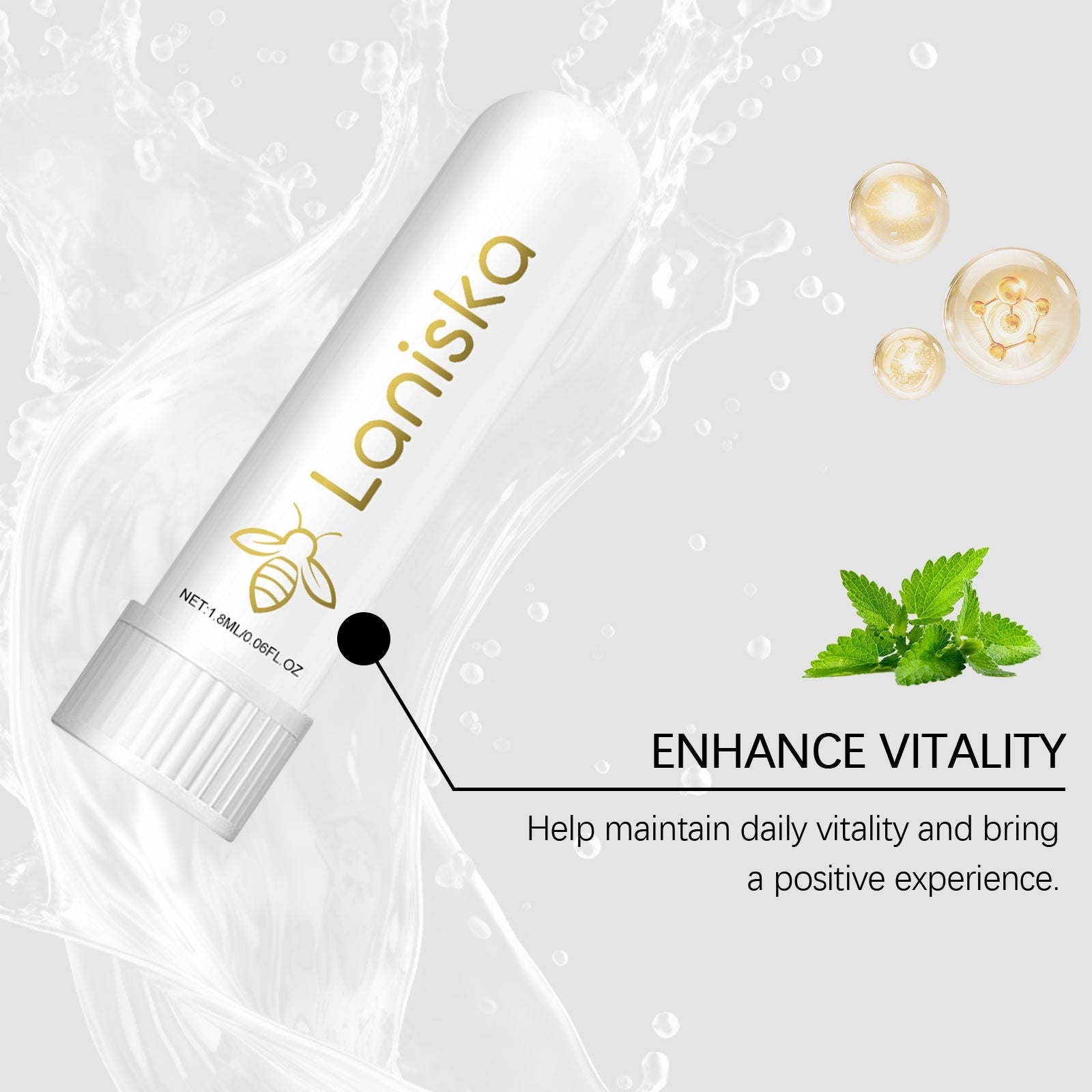 Laniska Bee Venom Men's Care Inhaler Relieve body discomfort, enhance male vitality, daily comfort