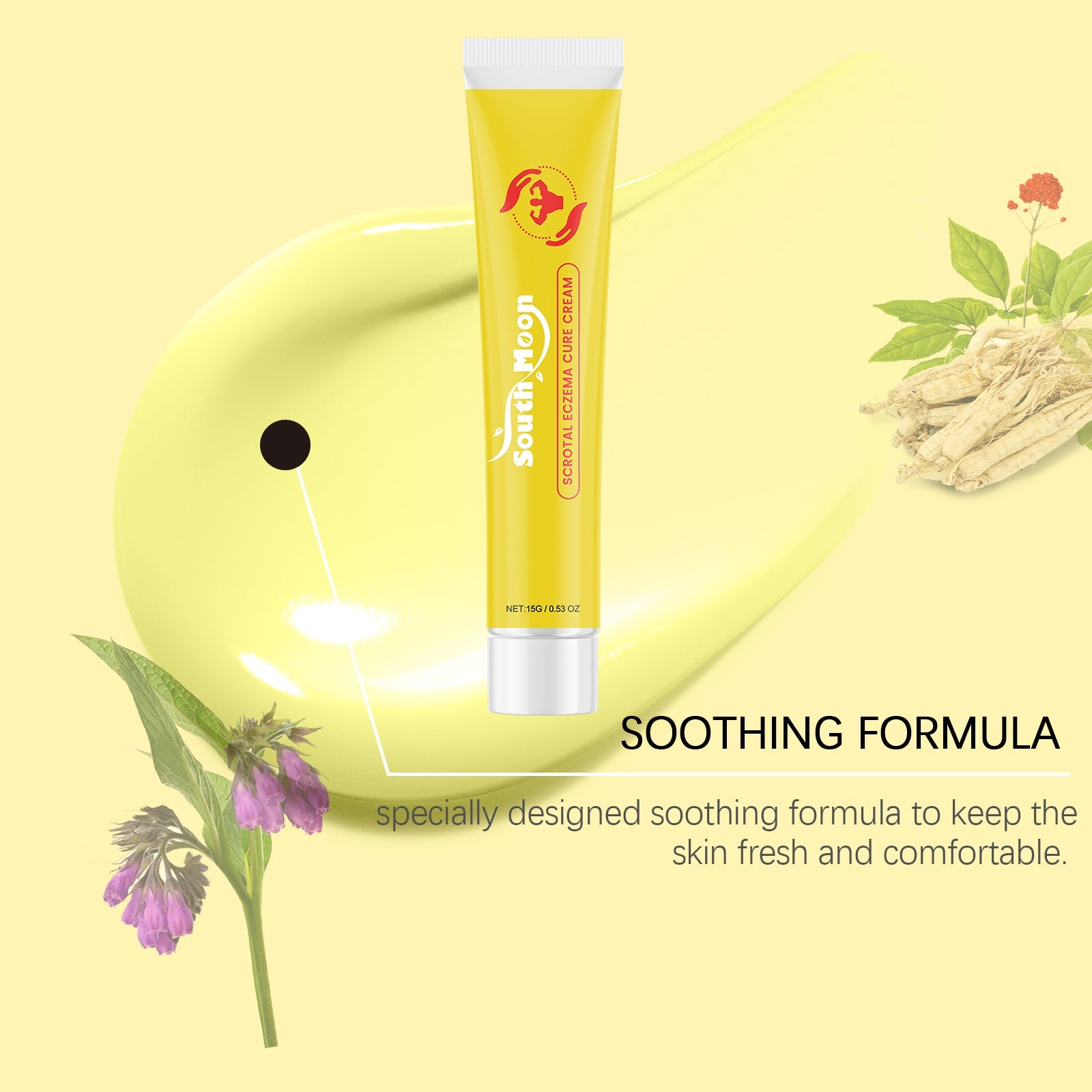 South Moon Men's Body Neck Cream Men's Body Skin Moisturizing Daily Massage Care Cream