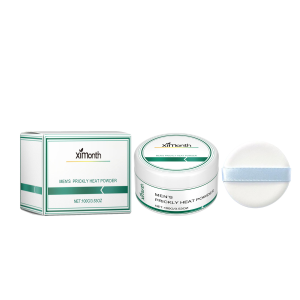 Ximonth Men's Care Body Powder Skin Care Sweat Absorption Breathable plaid Refreshing Mint Daily Care