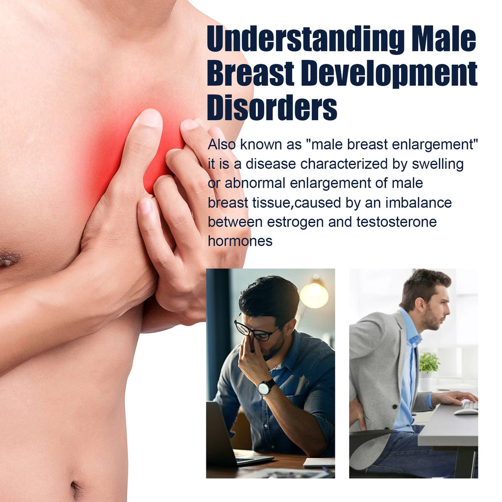 East moon Male Breast Firming Patch Men's Chest Skin Firming Anti-Sagging Chest Muscle Care Patch