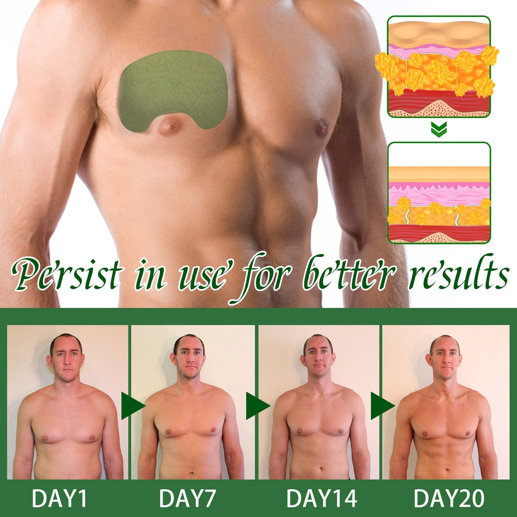 EELHOE Male Chest Care Patch Firming Chest Skin Anti-Sagging Men's Chest Firming Care Patch