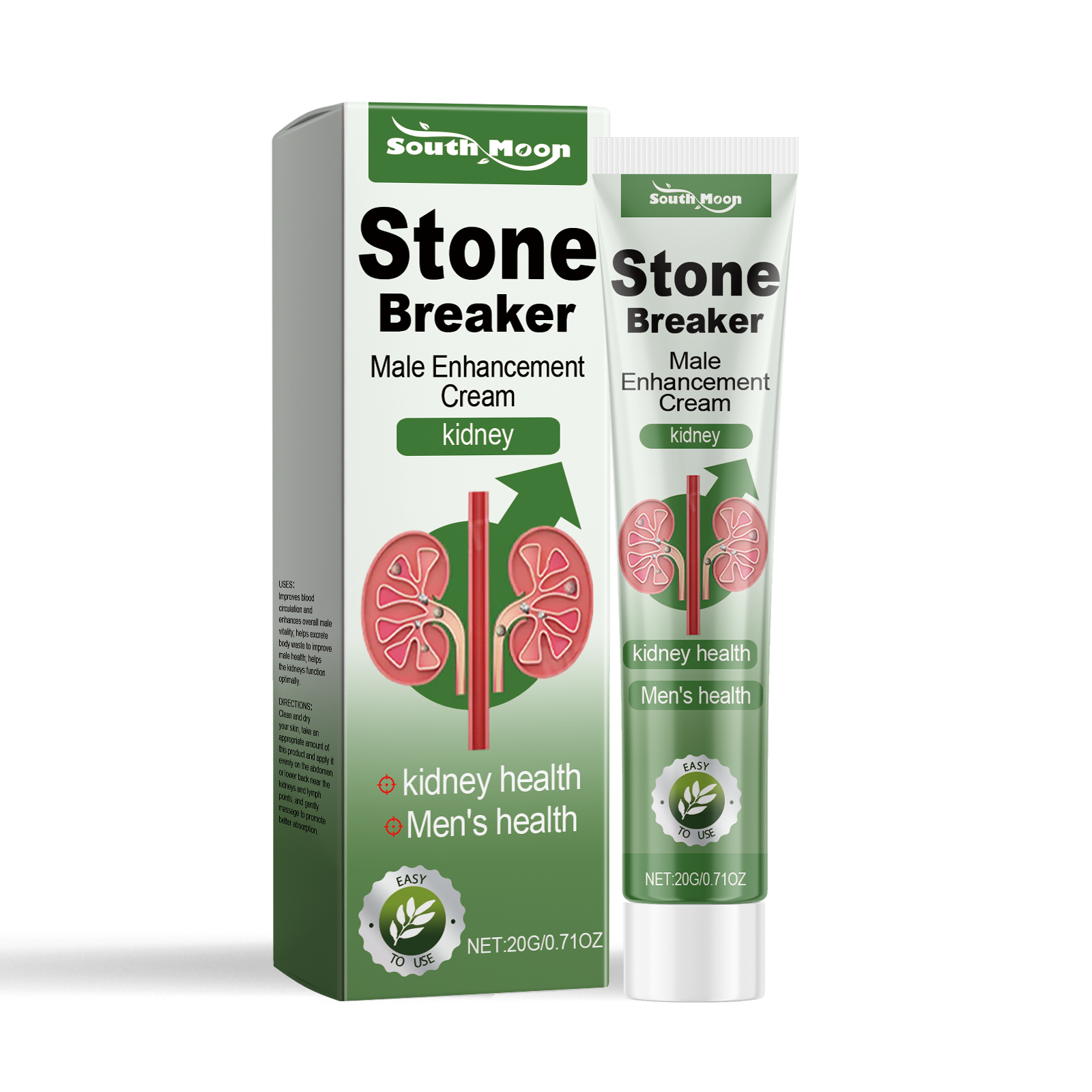 South Moon Men's Care Cream Ginseng Essence Gentle Nourishing Care for Men's Body Massage Cream