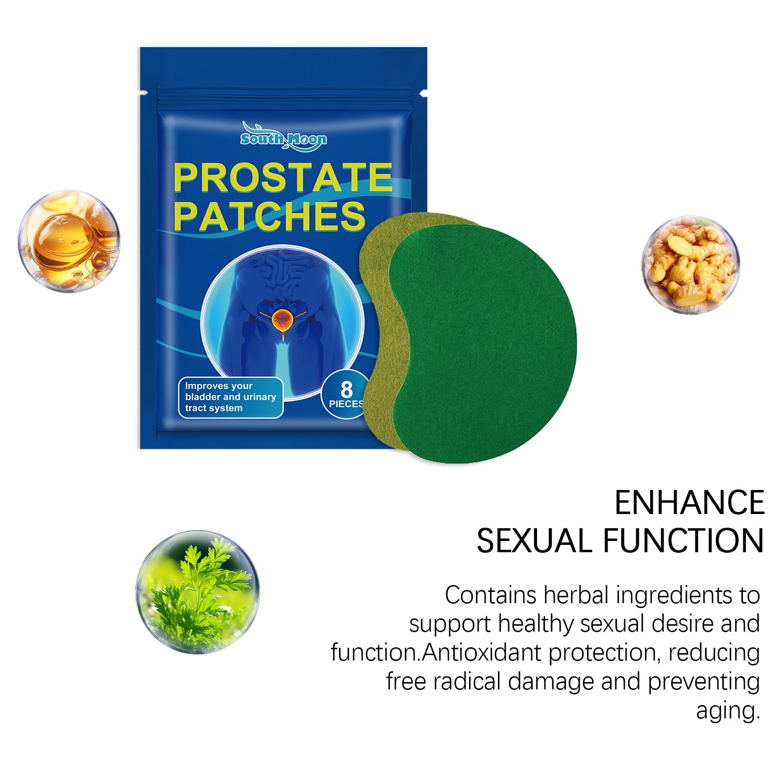 South Moon Men's Care Patch Relieve Discomfort Body Care Moisturizing Massage Care Patch