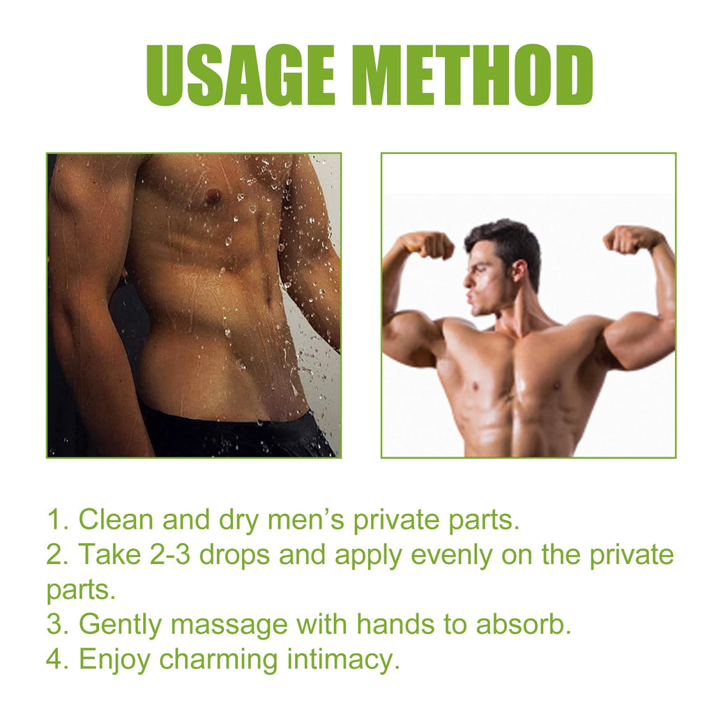 North Moon Men's Body Massage Essential Oil Men's Body Strengthening and Vitality Stimulating Body Care Essential Oil