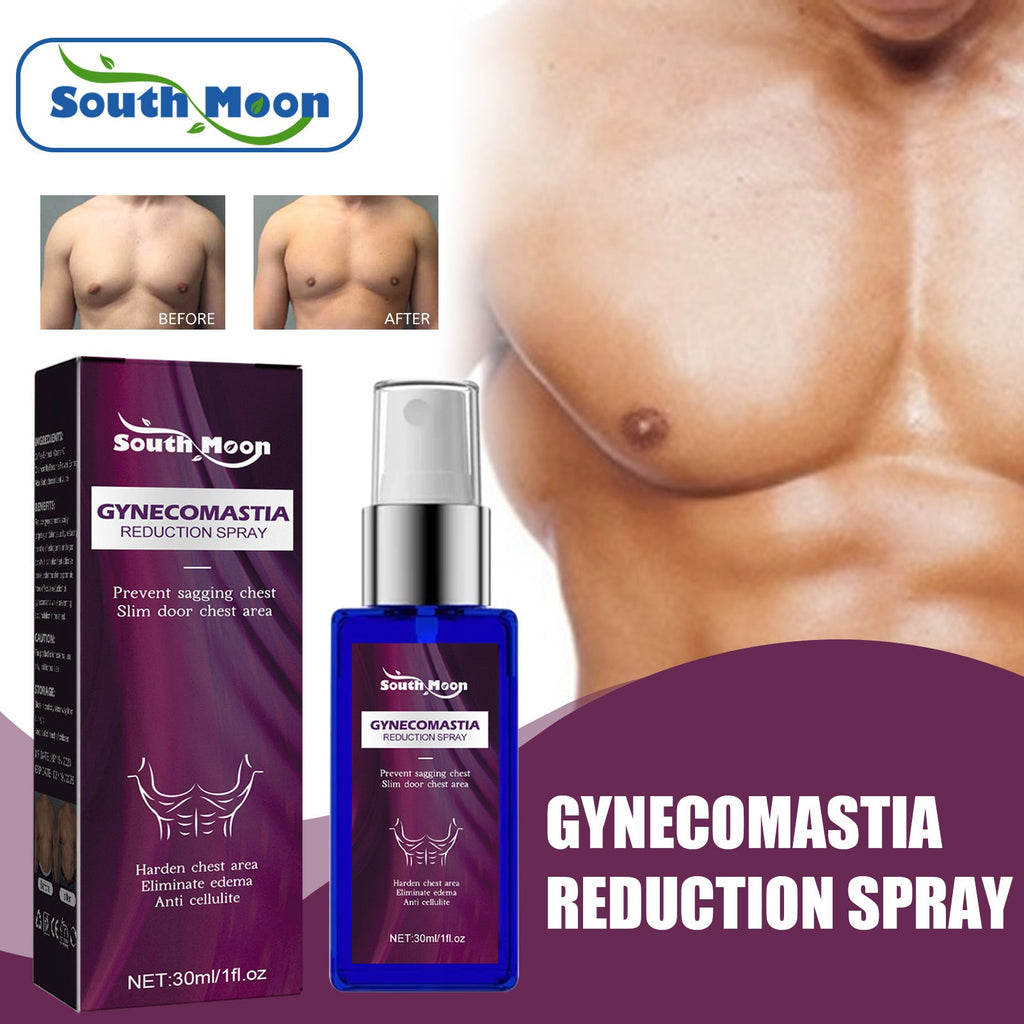 South Moon Men's Chest Care Spray Massage Chest Muscle Shaping Body Care Spray