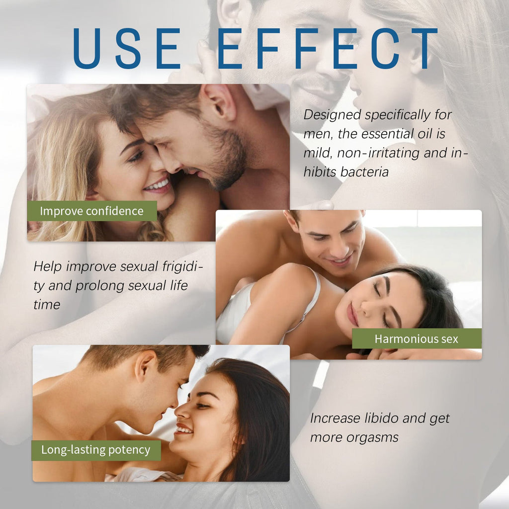 North Moon Men's Massage Essential Oil Body Care Daily Moisturizing Care Massage Comfort Care Essential Oil