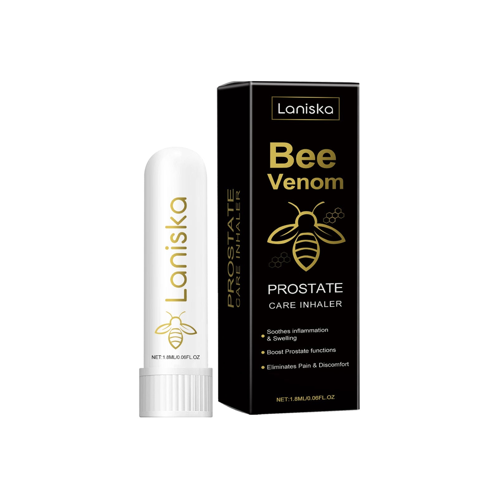 Laniska Bee Venom Men's Care Inhaler Relieve body discomfort, enhance male vitality, daily comfort