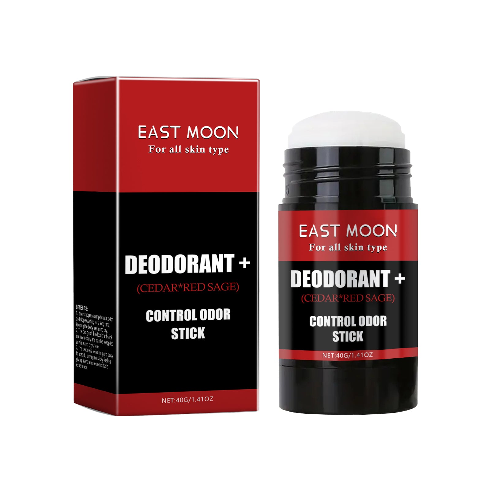 East Moon Men’s Deodorant Stick | Long-Lasting Freshness | Odor Control & Sweat Protection