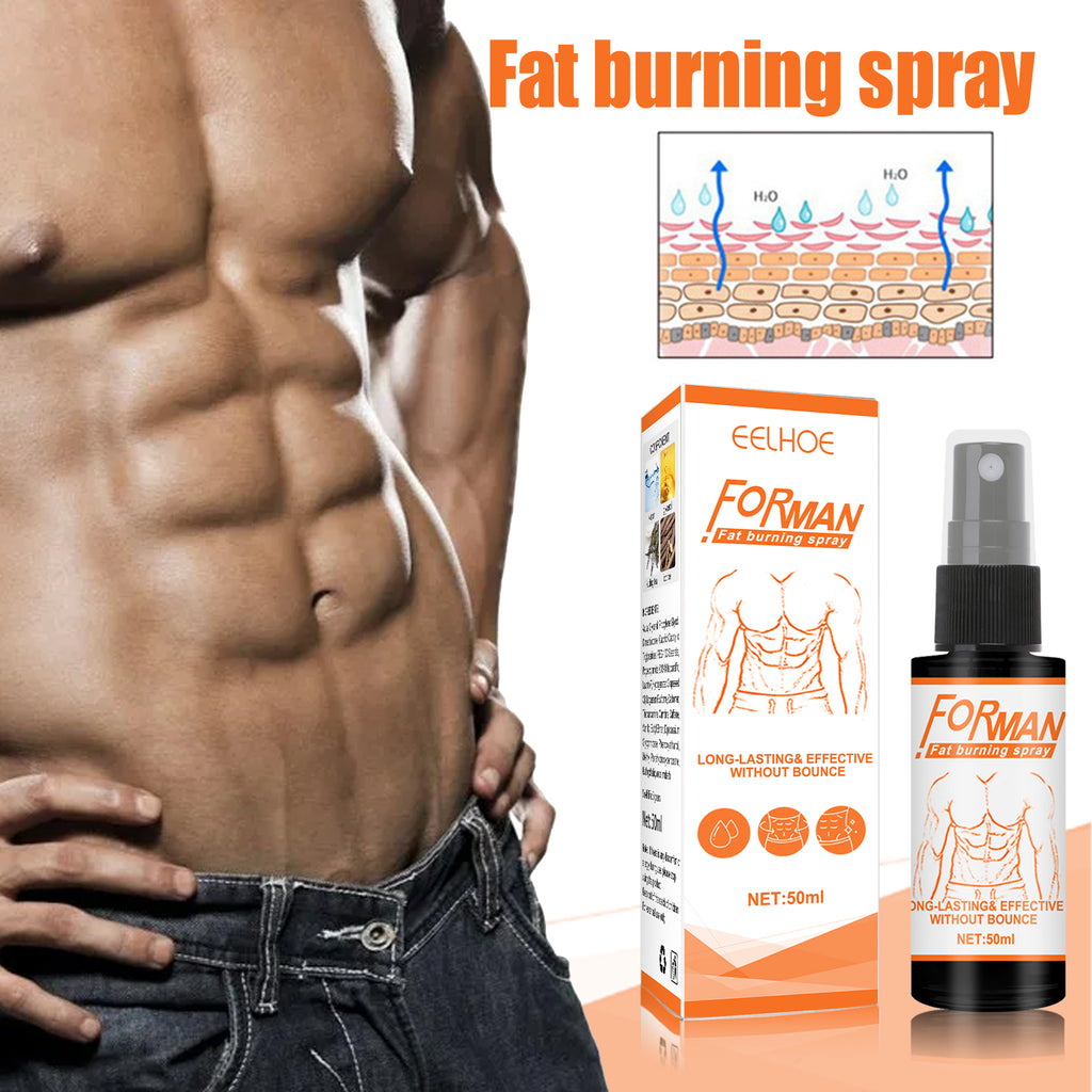 EELHOE Men’s Abs Sculpting Spray – Sweat & Define Core Muscles